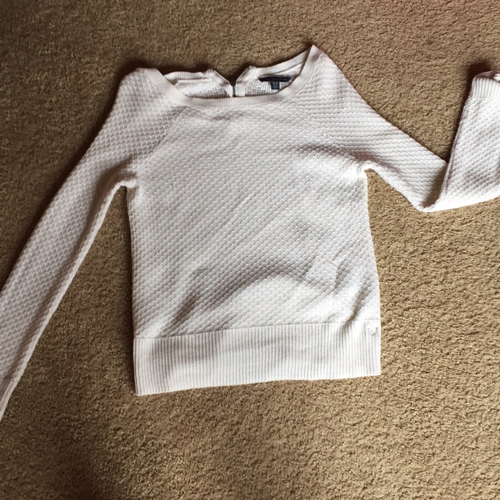 American Eagle waffle knit sweater